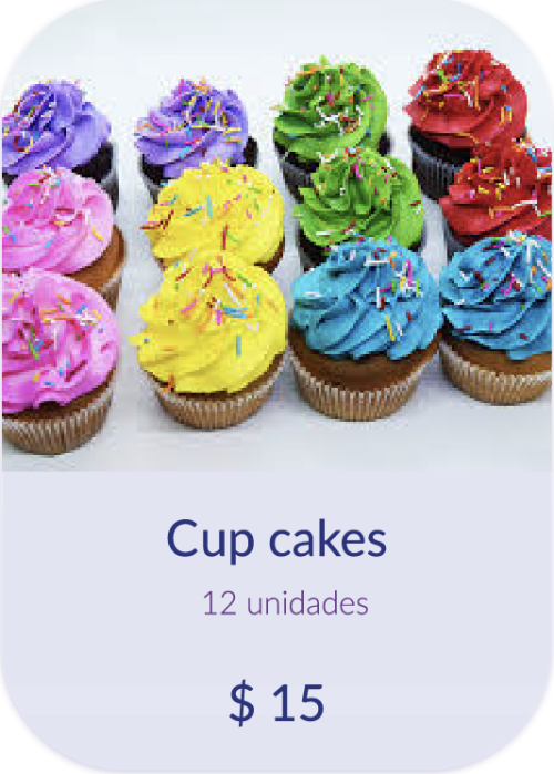 Caja de Cup Cake Mr.Joy Recreo