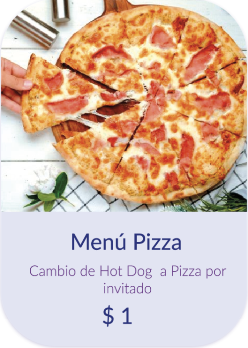 Menú Pizza